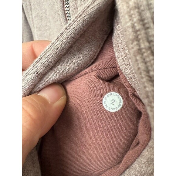 Lululemon Radiant Jacket Violet Verbana Full Zip Mock Neck Athletic Women's 2 - Picture 7 of 10